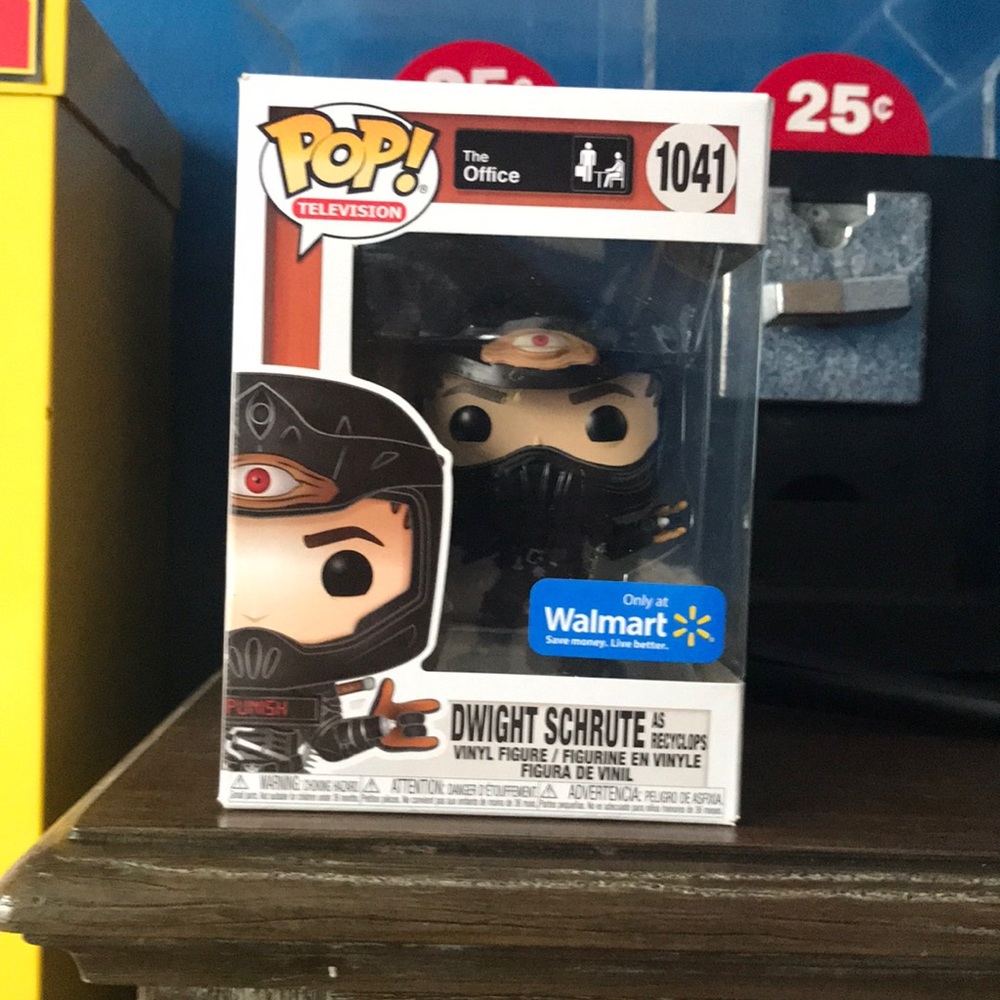 Funko pop Dwight as recyclops